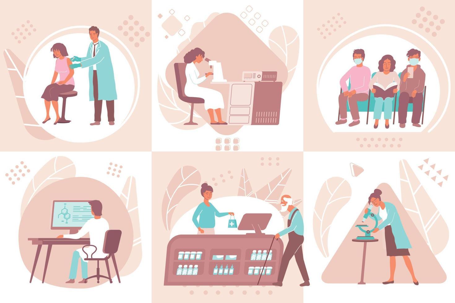 Flat Vaccination Compositions vector