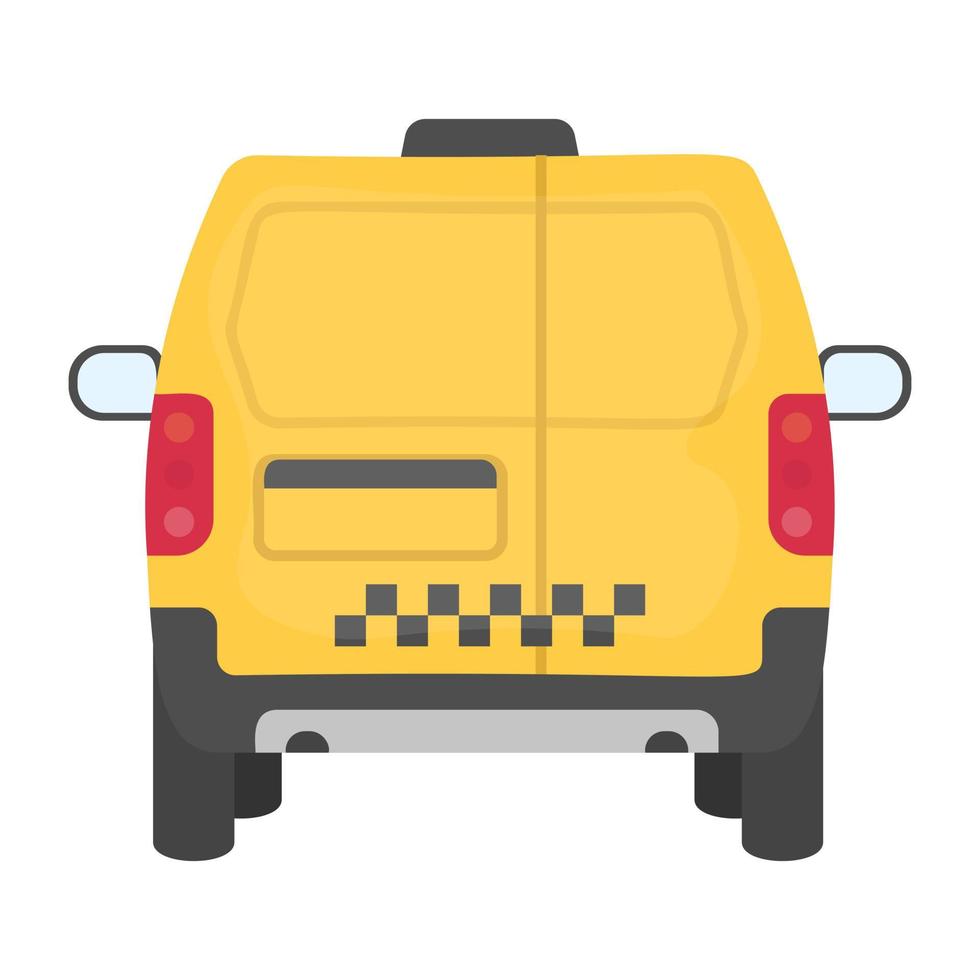 Trendy Taxi Concepts vector