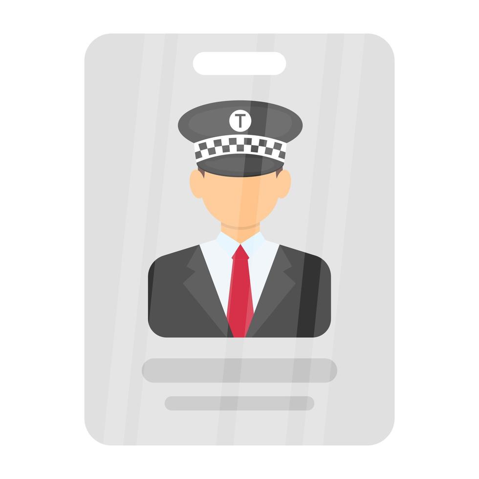 Chauffeur License Concepts vector