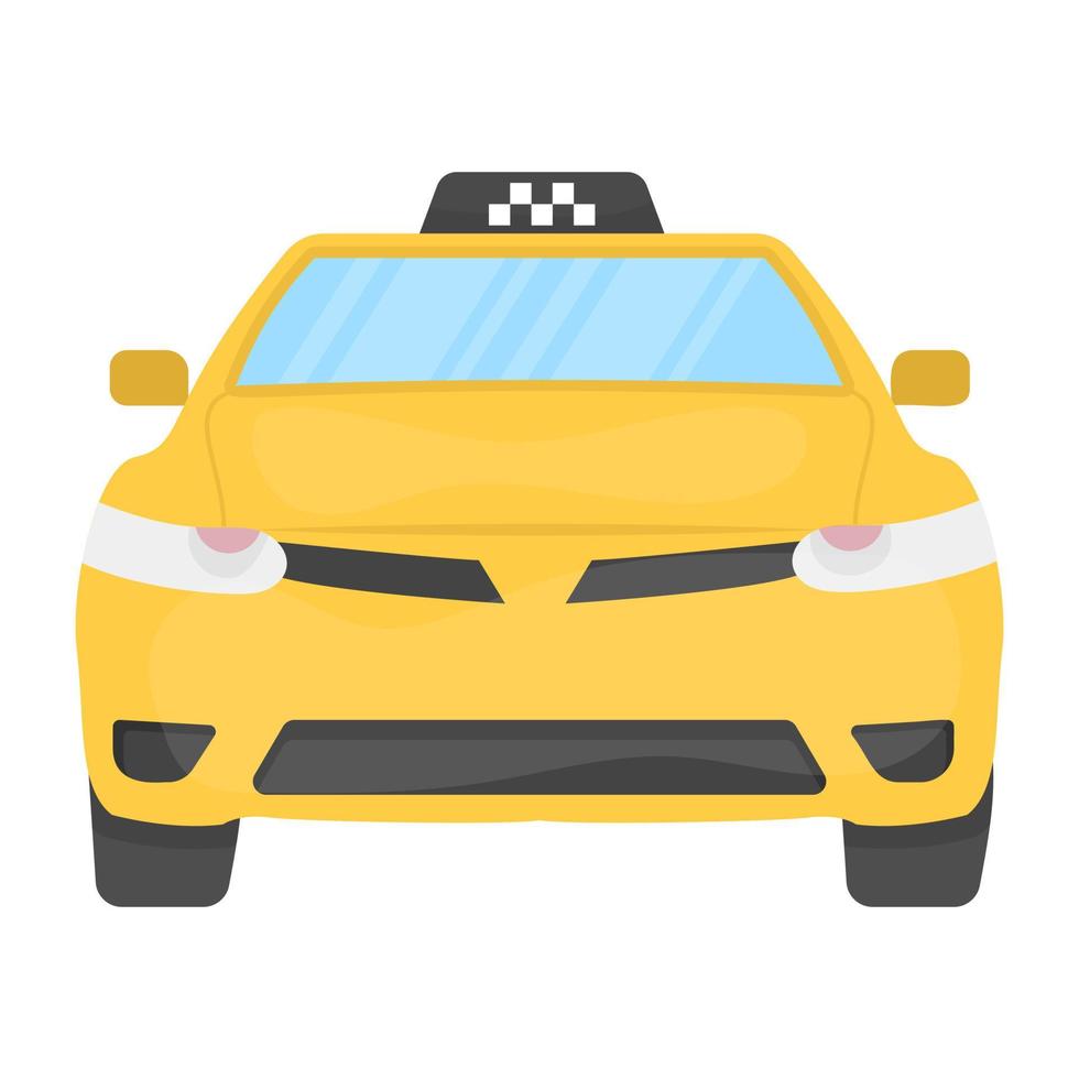 Trendy Taxicab Concepts vector