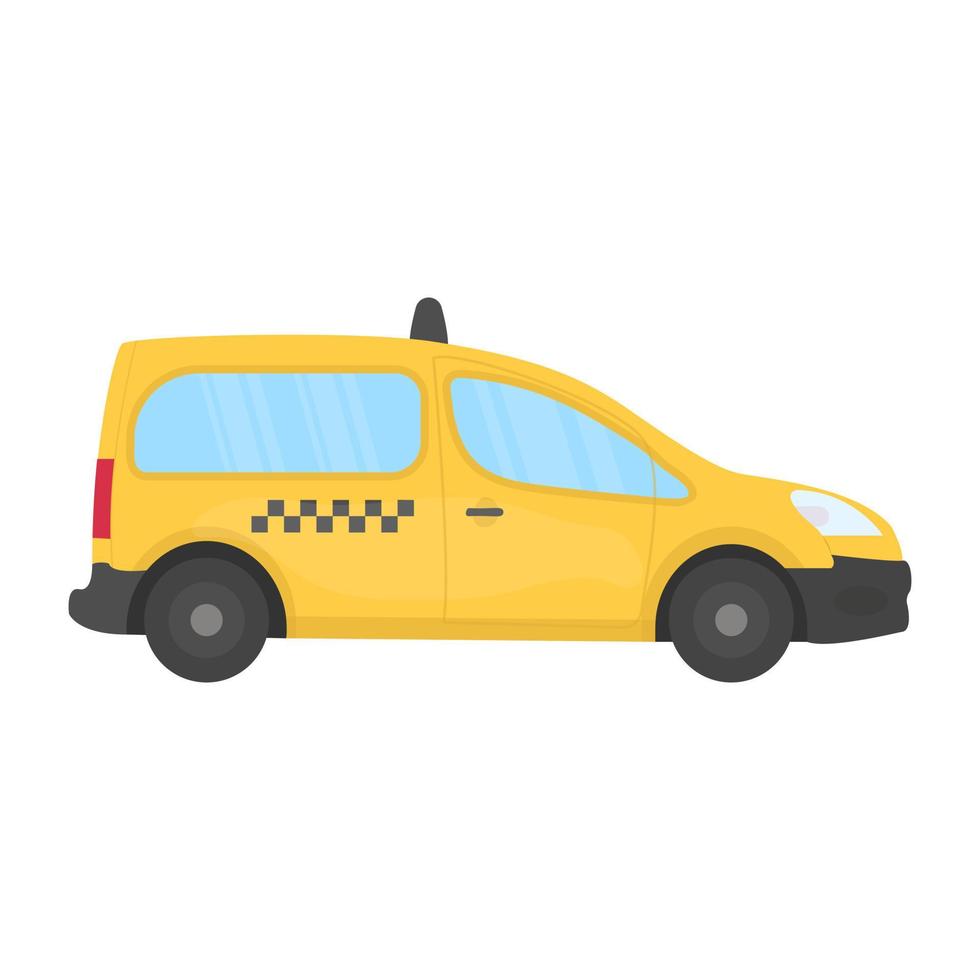 Trendy Taxicab Concepts vector