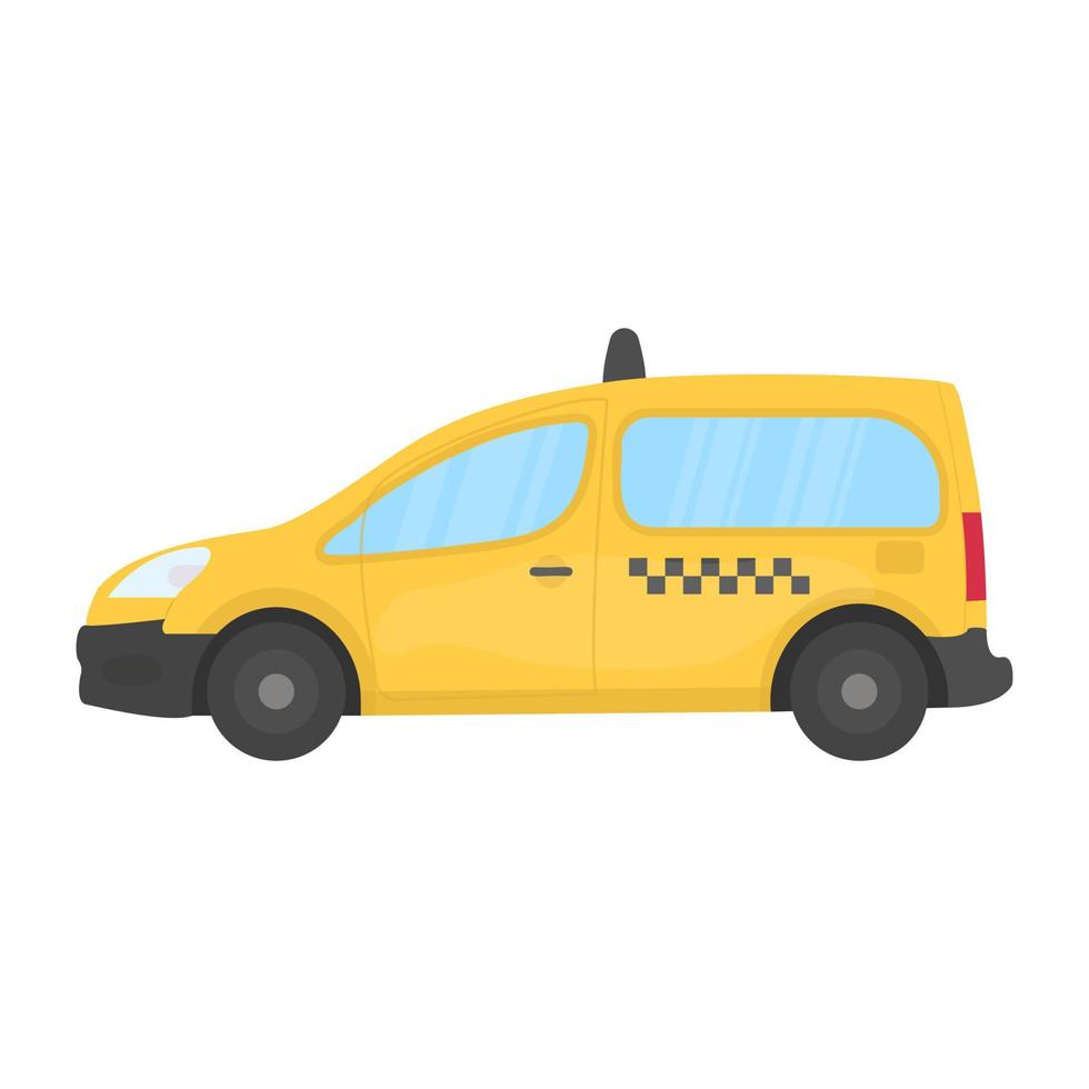 Trendy Taxicab Concepts vector