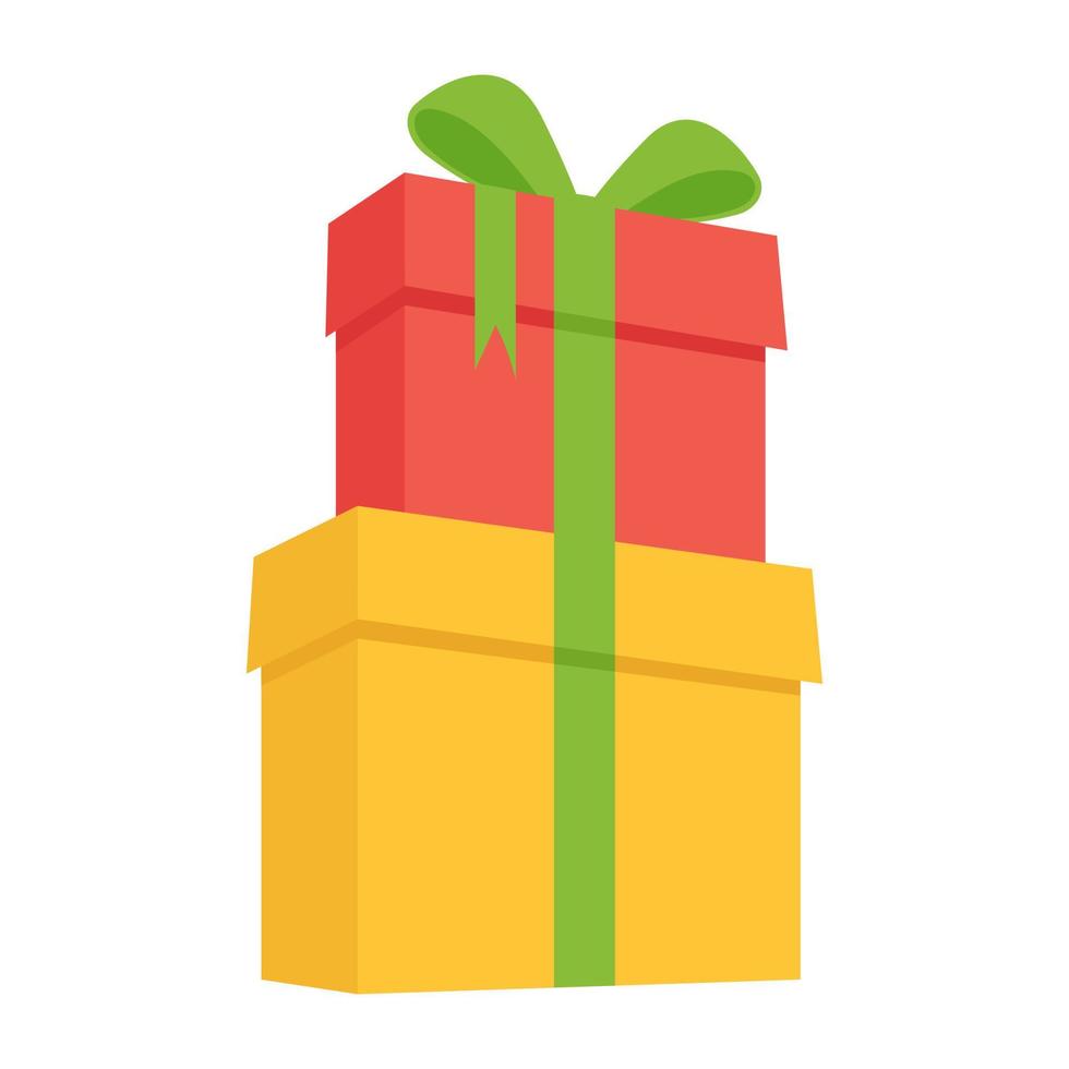 Gifts Stack Concepts vector