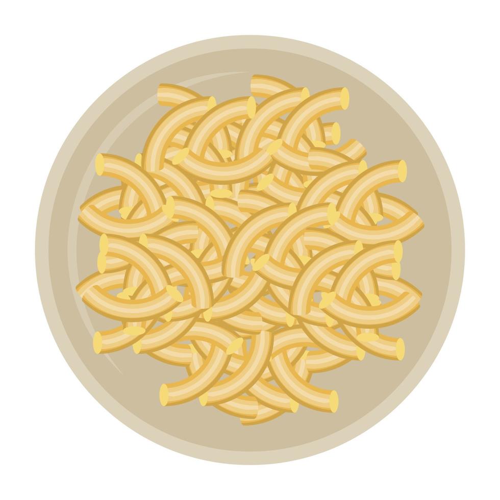 conceptos de pasta de moda vector