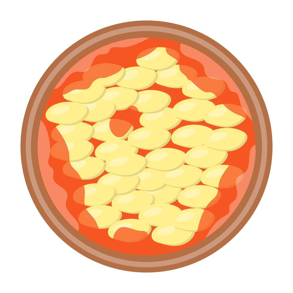 conceptos de ajo confitado vector