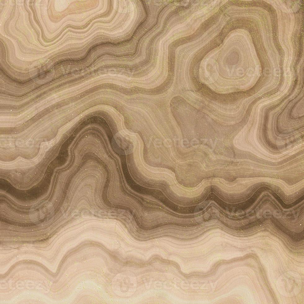 Decoración abstracta de textura de mármol de ágata amarilla suave con efecto de veteado fluido de tono aguamarina en amarillo. foto