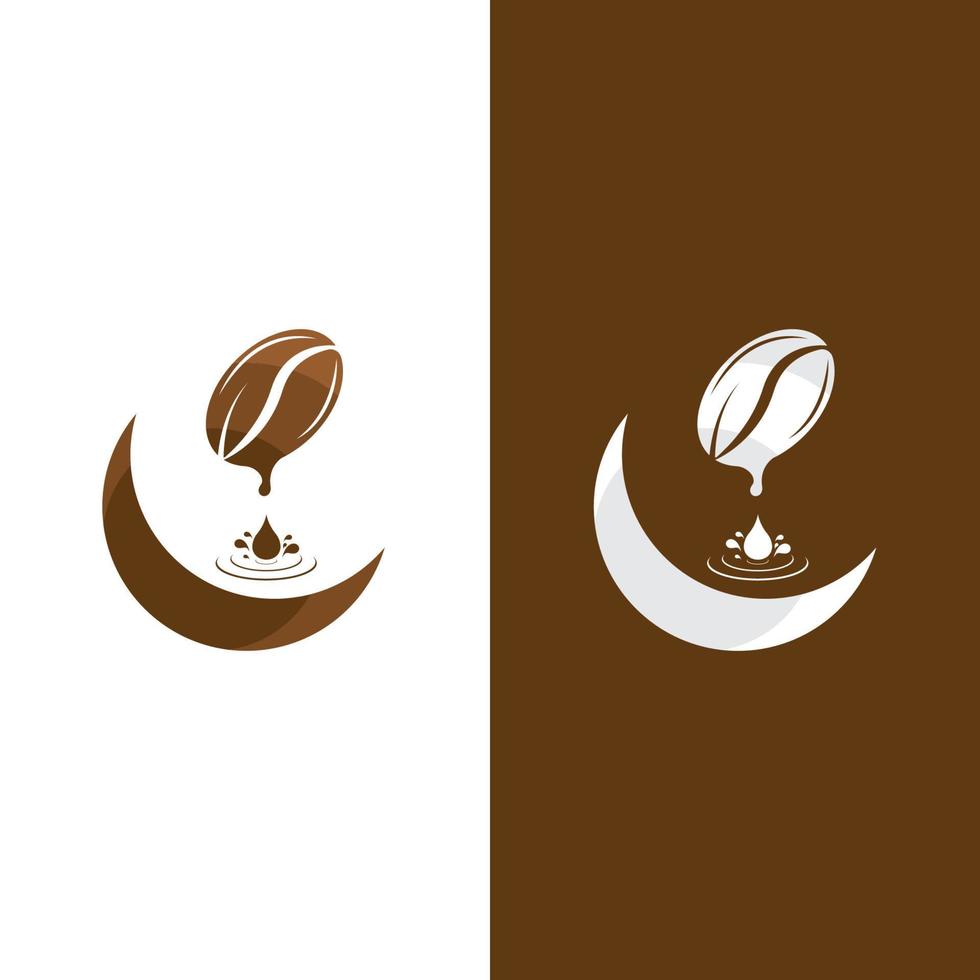 vector de icono de grano de café