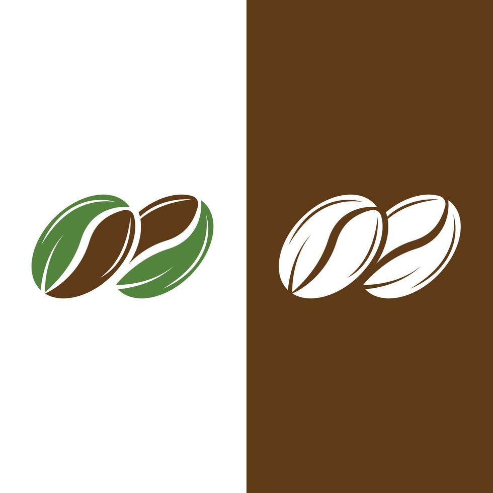 coffee bean icon vector