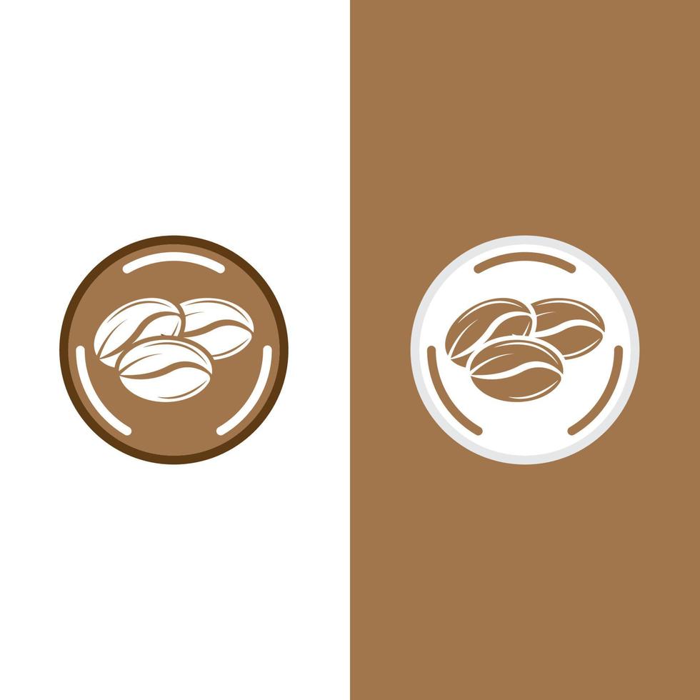 coffee bean icon vector