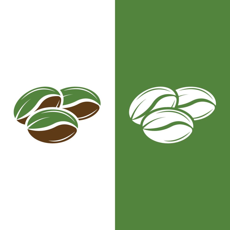 coffee bean icon vector