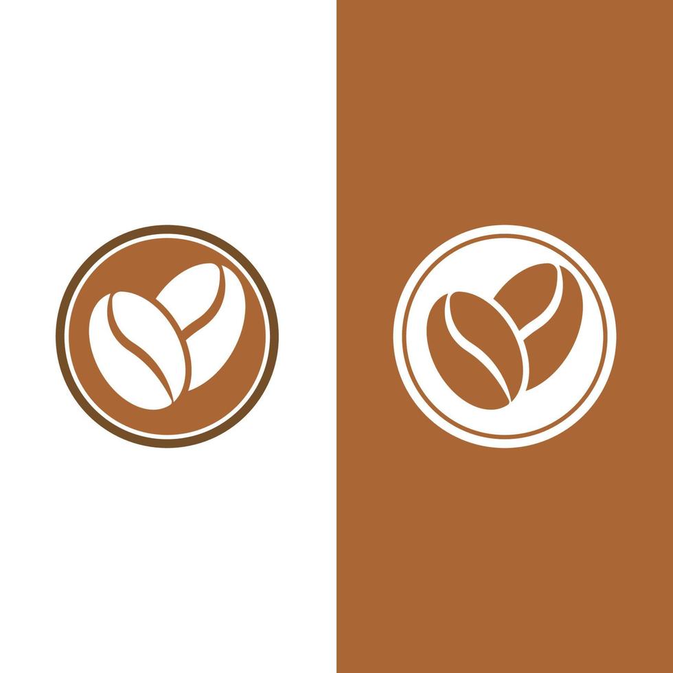 coffee bean icon vector