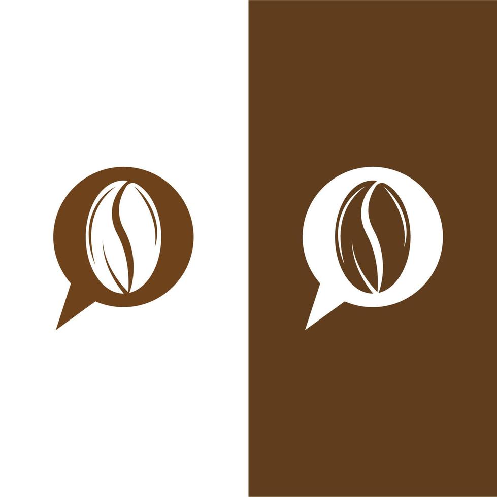 coffee bean icon vector