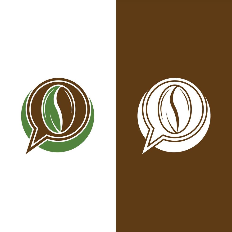 coffee bean icon vector