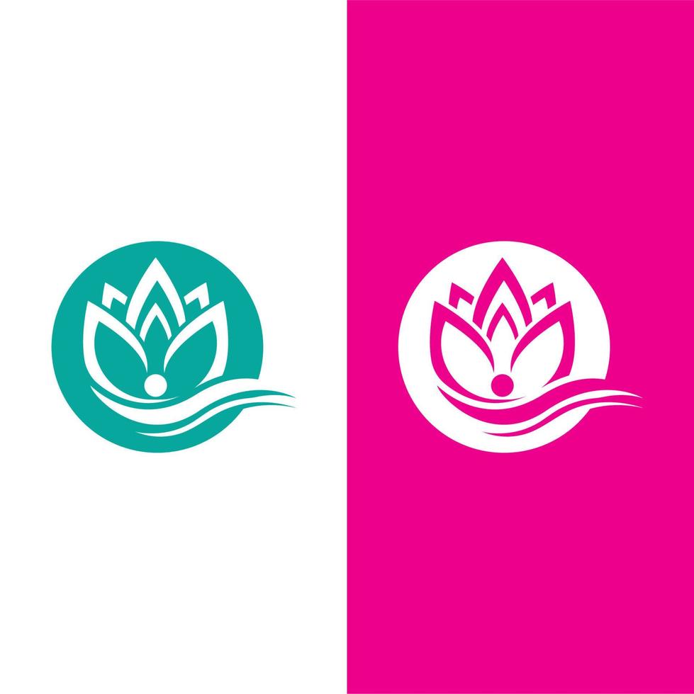Beauty Vector lotus flowers design