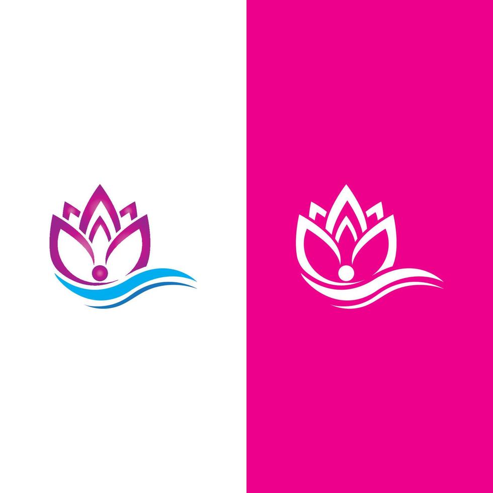 Beauty Vector lotus flowers design