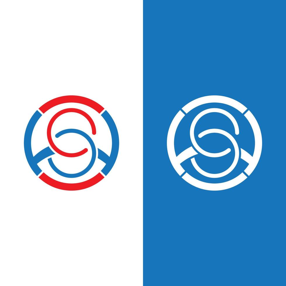 Business corporate S letter logo vector