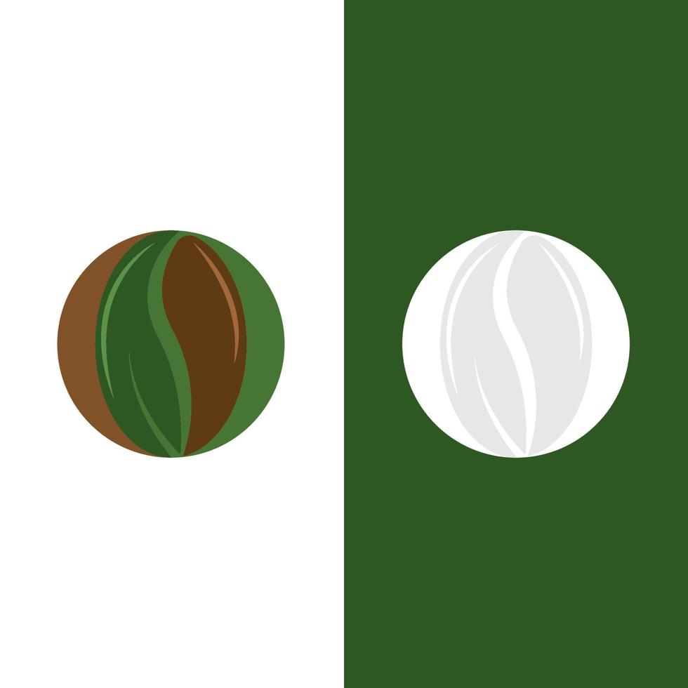 coffee bean icon vector