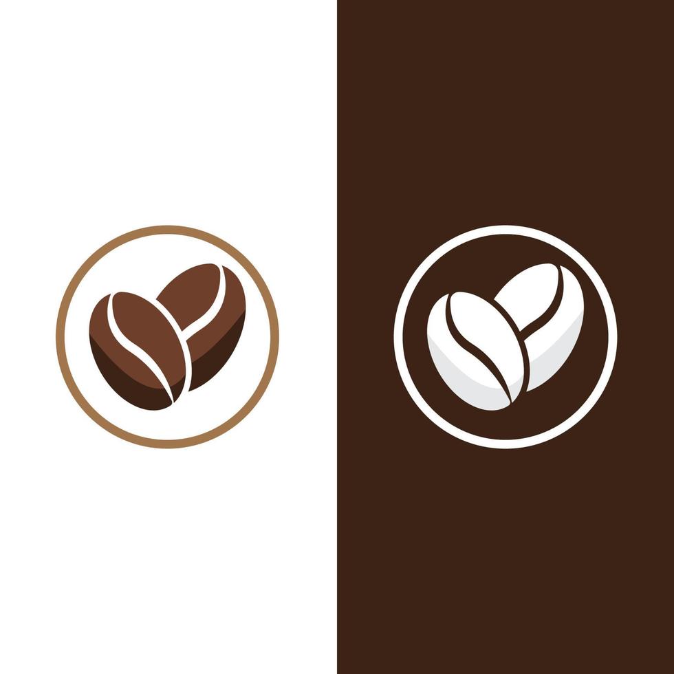 coffee bean icon vector