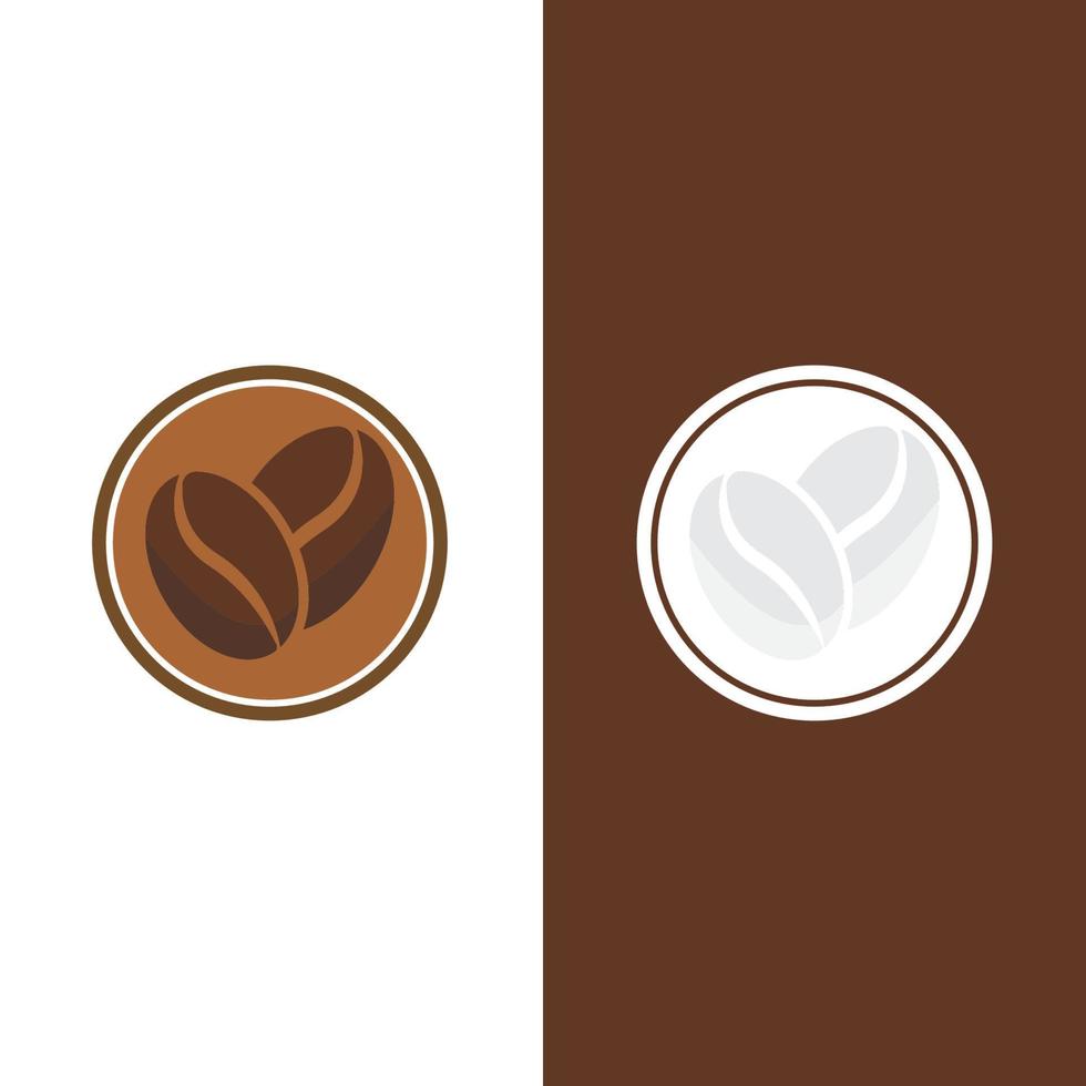 coffee bean icon vector