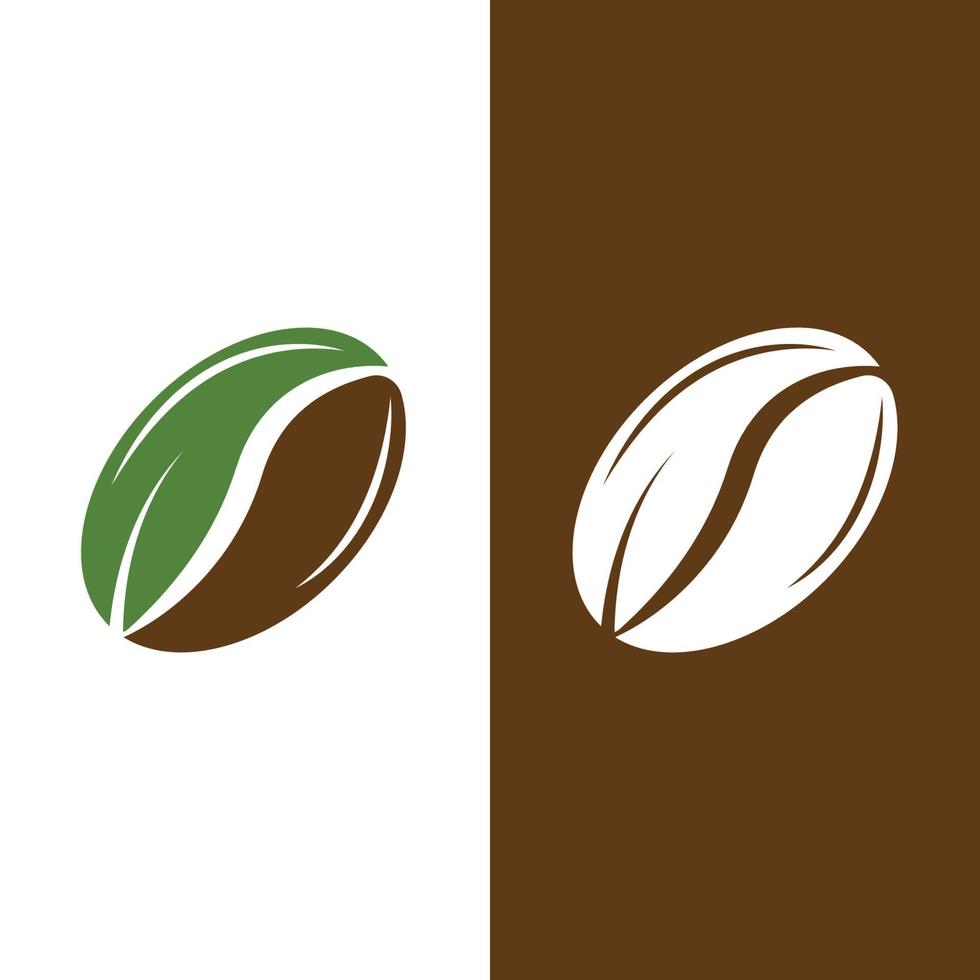 coffee bean icon vector