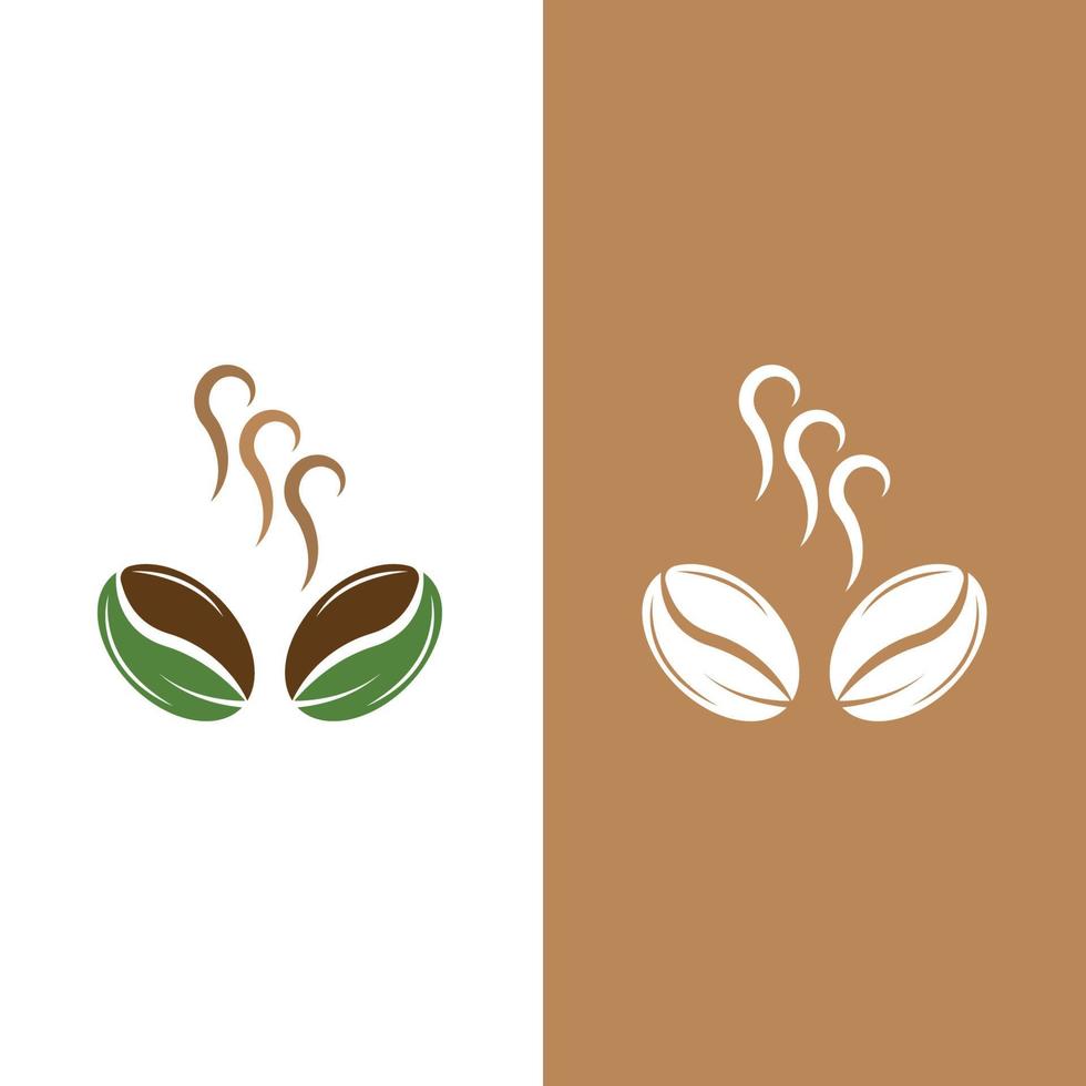 coffee bean icon vector