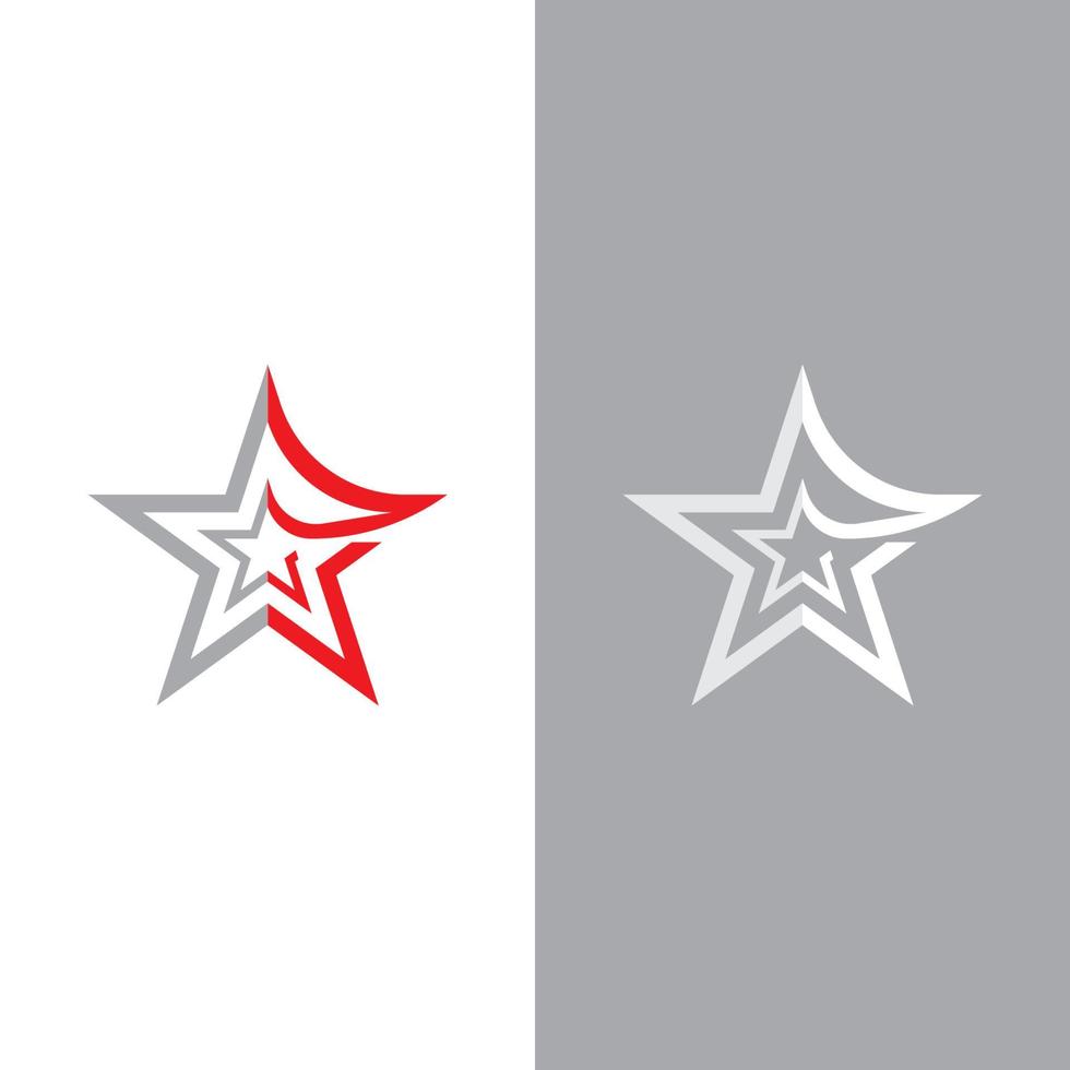 Star icon Template vector illustration