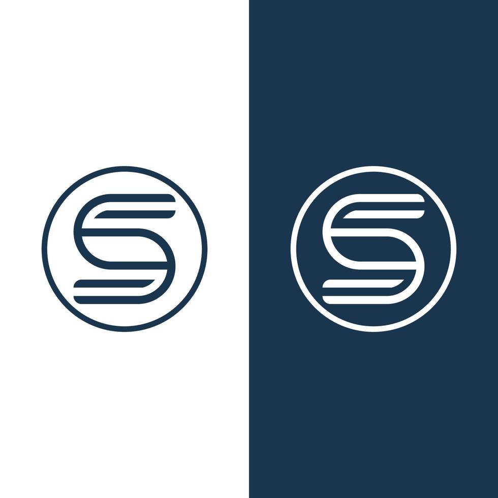 Business corporate S letter logo vector