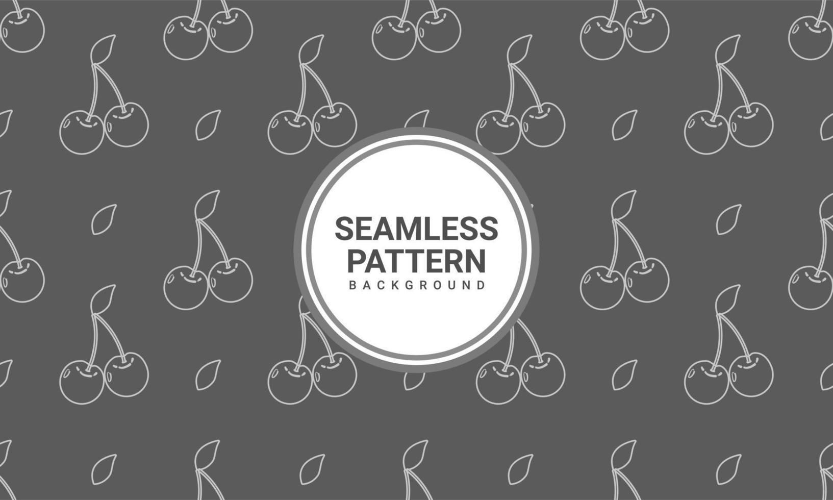 cherry fruit seamless pattern on a simple white background made in vector. Can be used for textile clothing or can be printed on paper. seamless pattern. line pattern vector