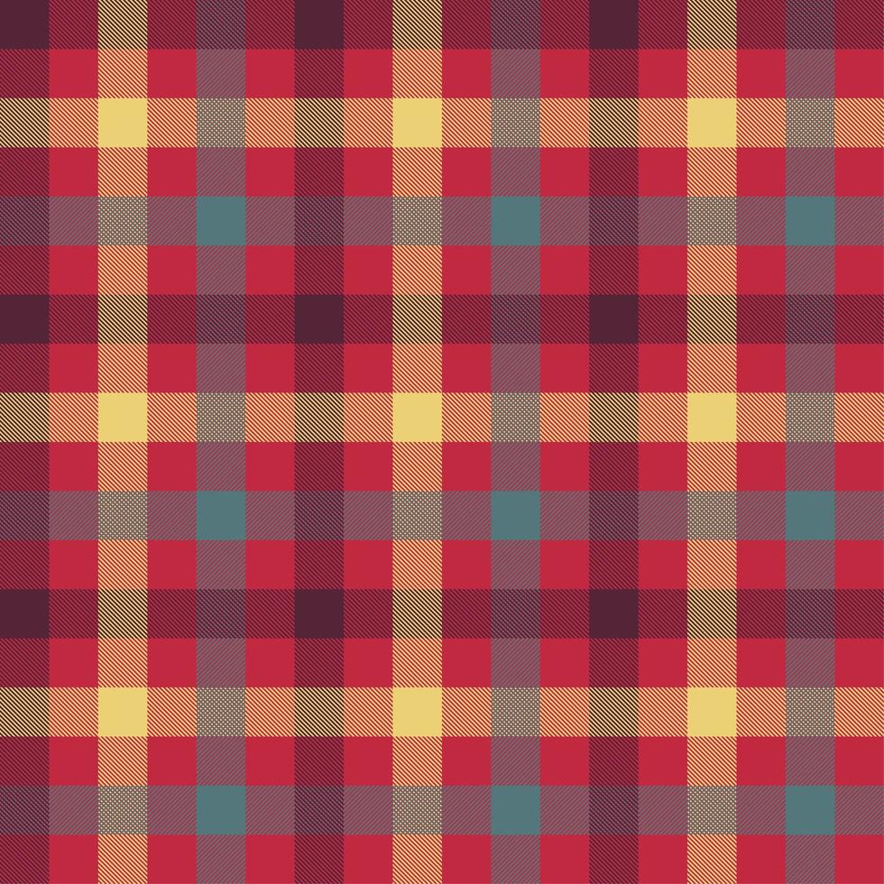 Plaid seamless vector color pattern