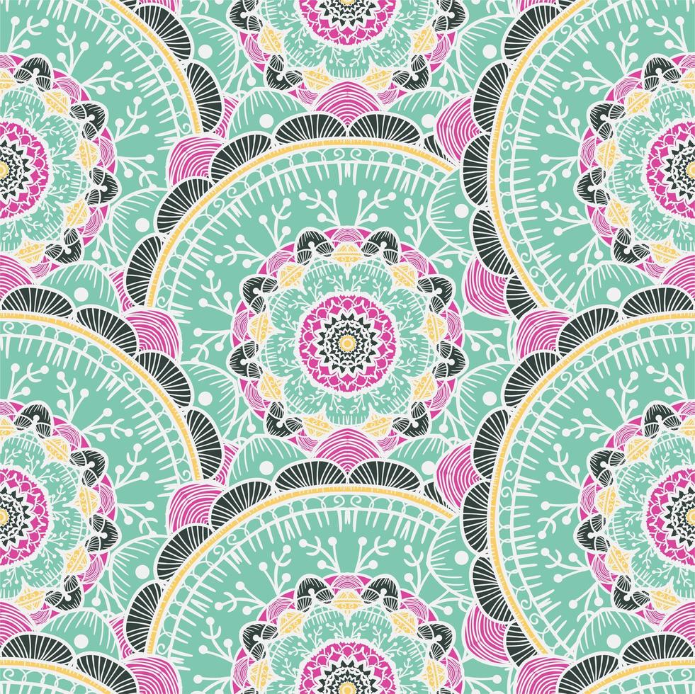 Mandala Seamless Pattern vector