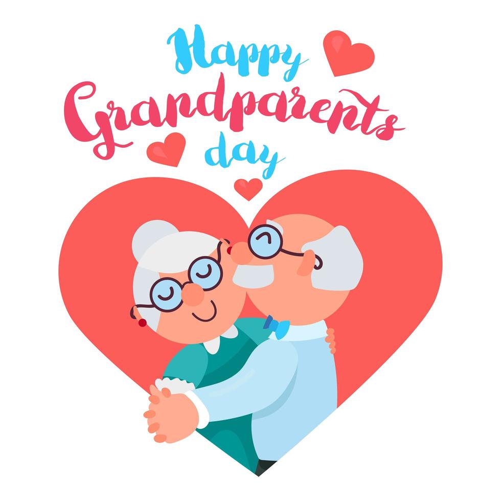 Happy Grandparents Day vector