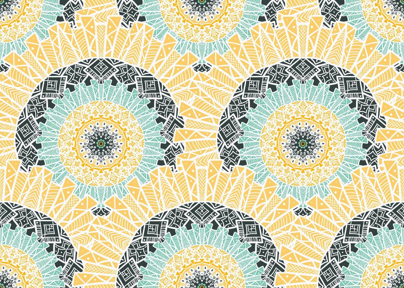 Mandala Seamless Pattern vector