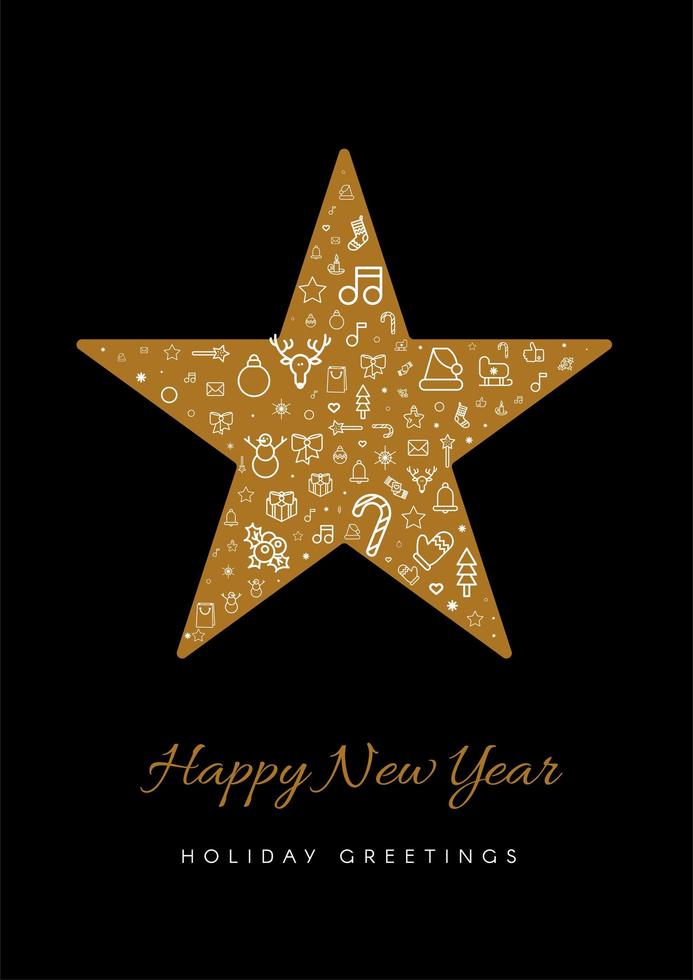 Happy New Year 2019 Party Poster vector