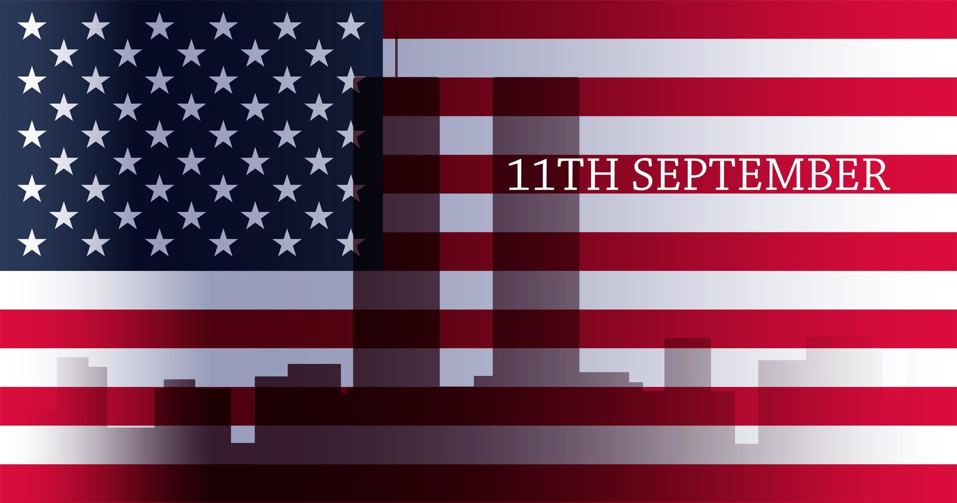 Patriot Day Banner vector