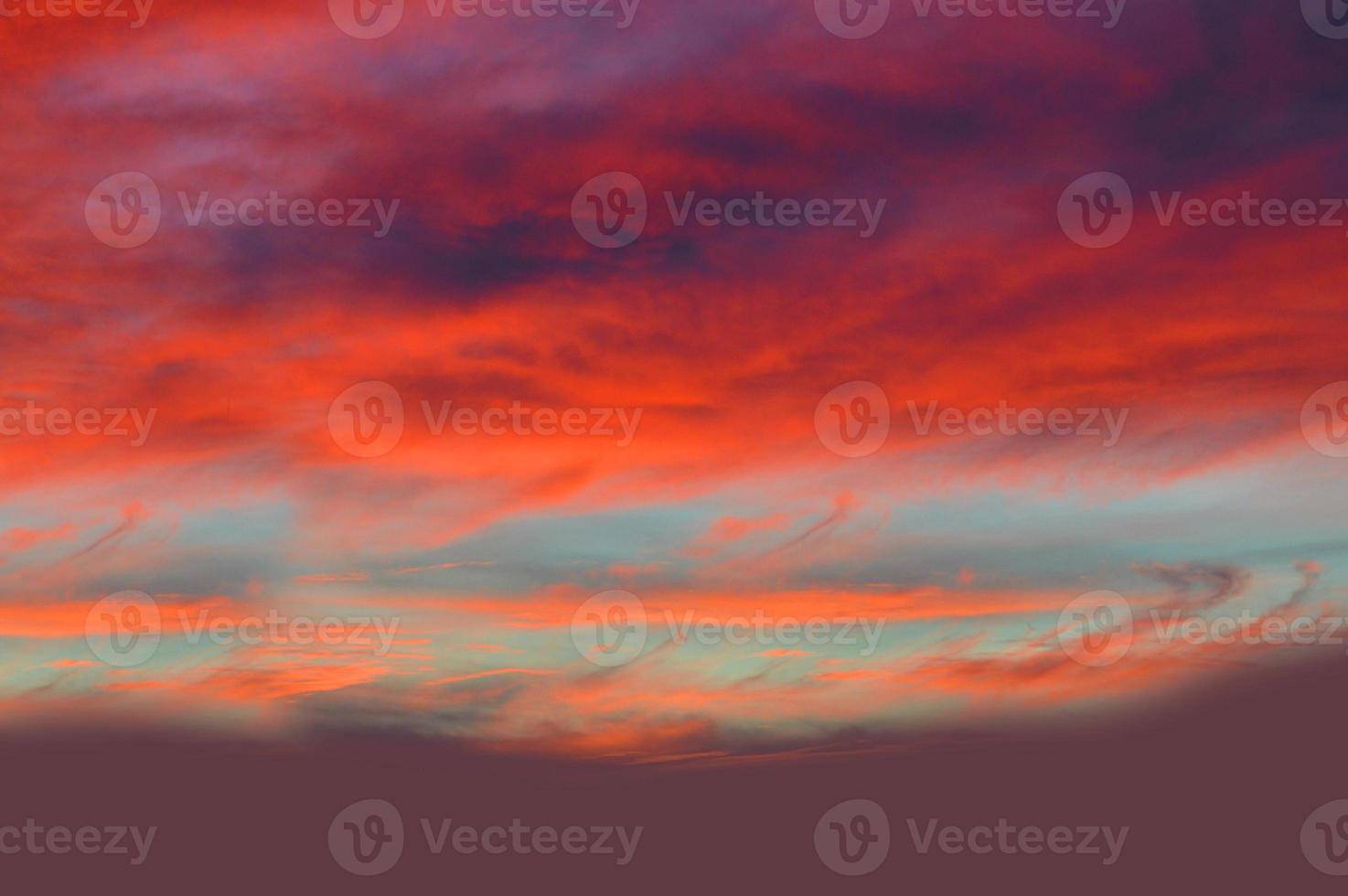 dark red sunset sky gorgeous panorama natural sunset bright dramatic sky photo