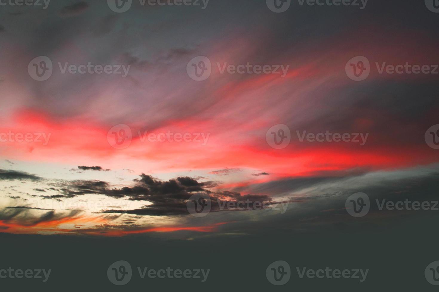 sunset sky gorgeous panorama natural sunset bright dramatic sky photo