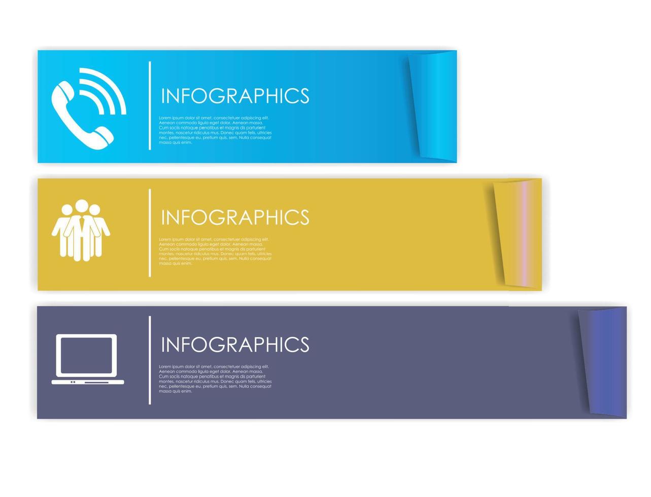 plantillas de infografía para la ilustración de vector de negocio.