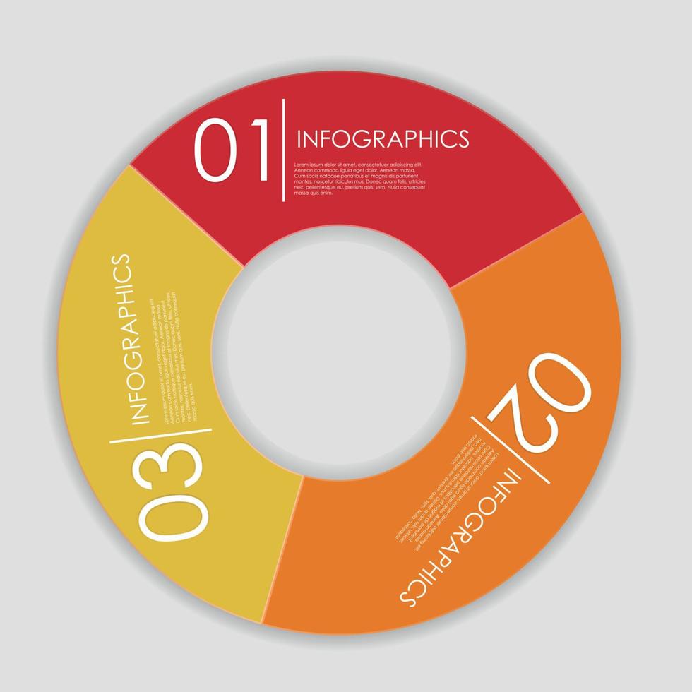 plantillas de infografía para la ilustración de vector de negocio.