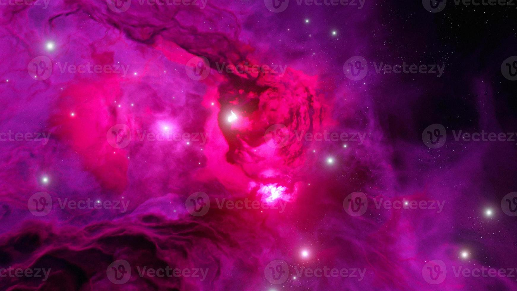 light pink space dark nebula galaxy in deep space and beauty of universe photo