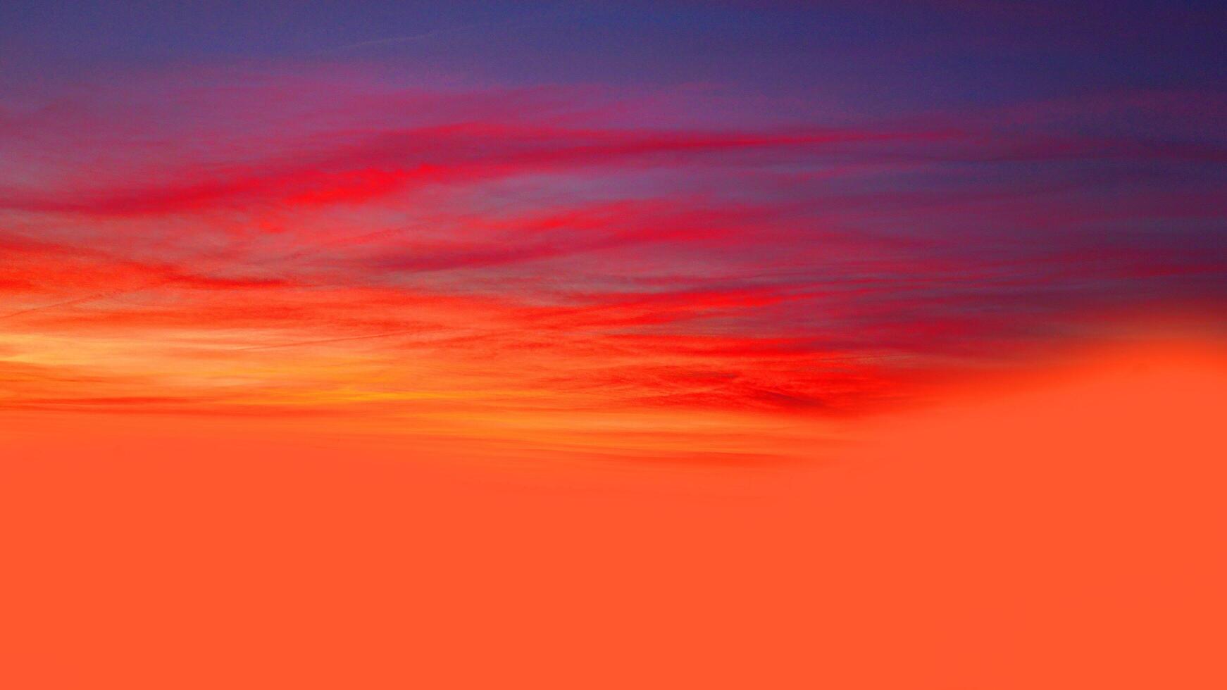 dark red sunset sky gorgeous panorama natural sunset bright dramatic sky photo