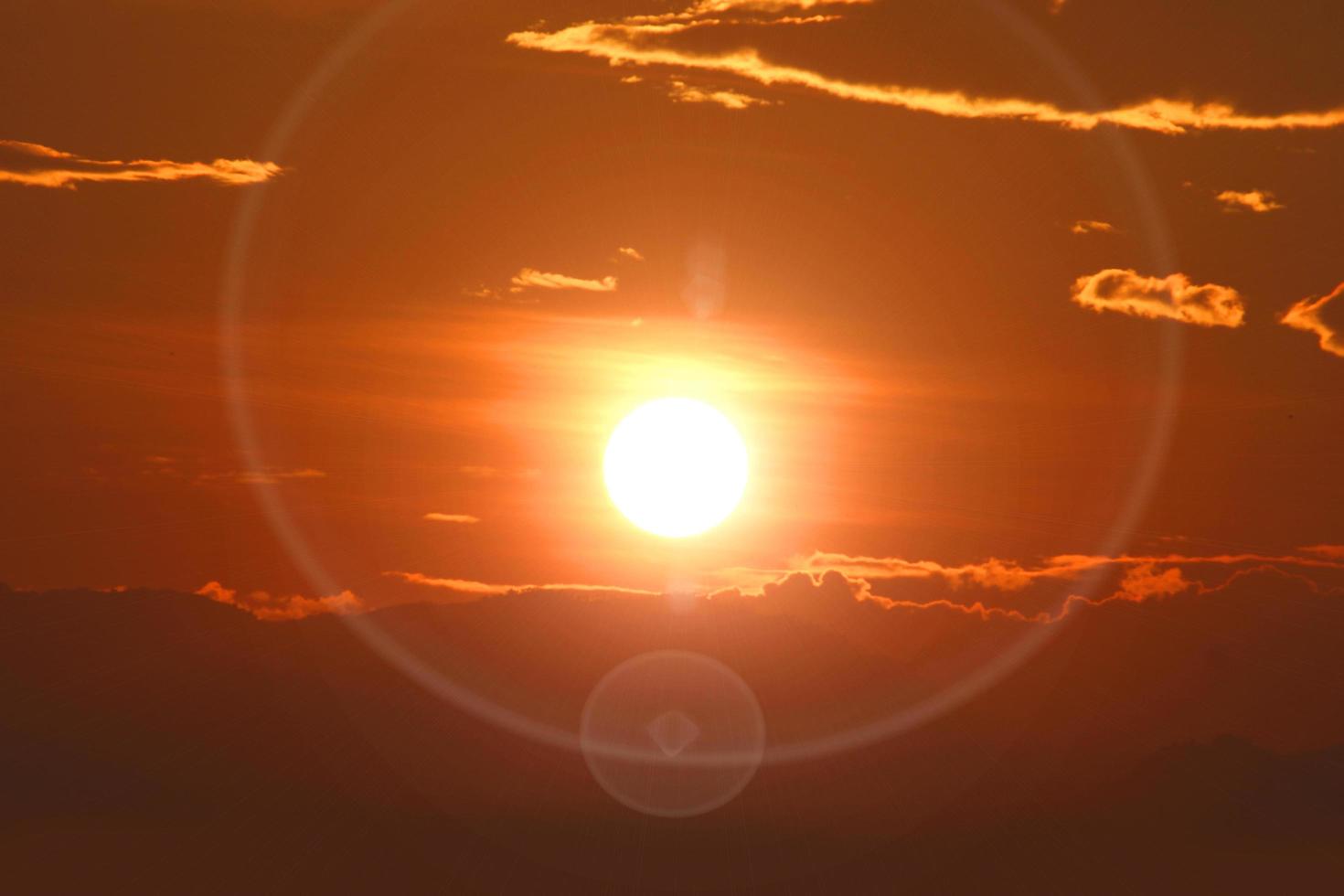 sunset sky gorgeous panorama natural sunset bright dramatic sky photo