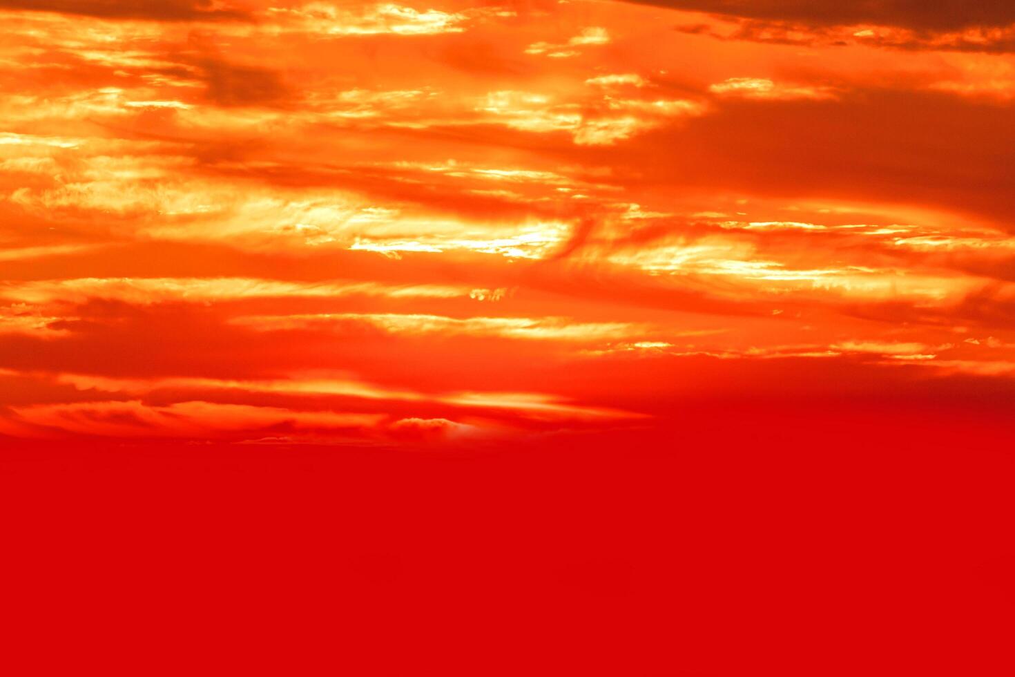 sunset orange sky gorgeous panorama natural sunset bright dramatic sky photo