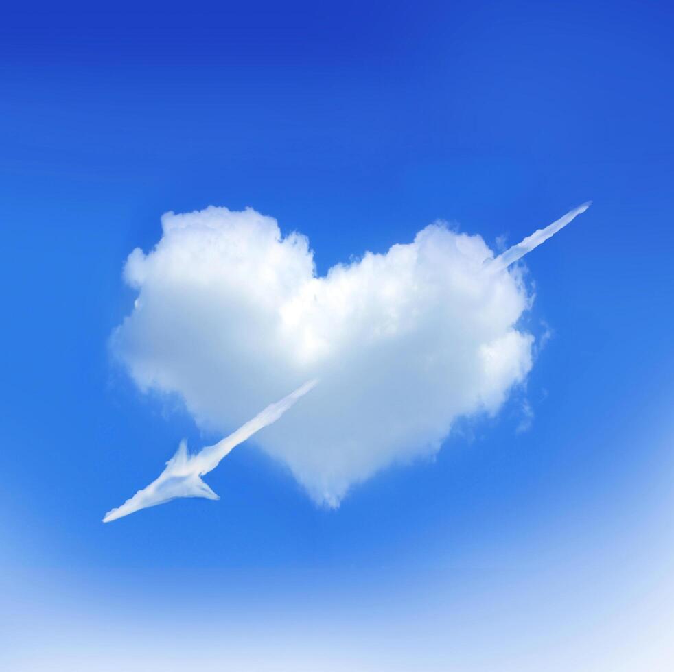 sky love cloud stairs in sky bright light from heaven beautiful light photo