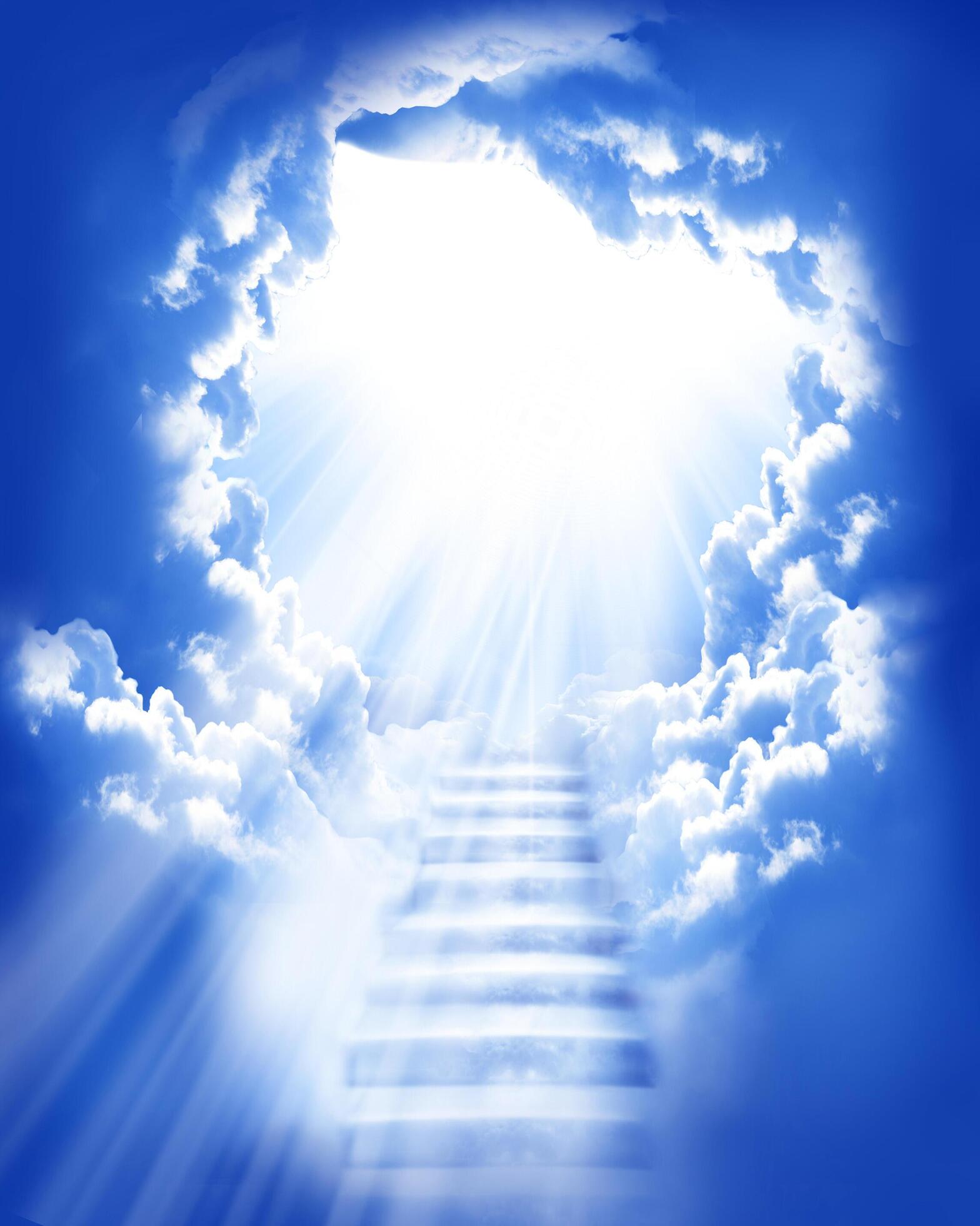 Stairs In Sky Stock Photo - Download Image Now - Heaven, Sky