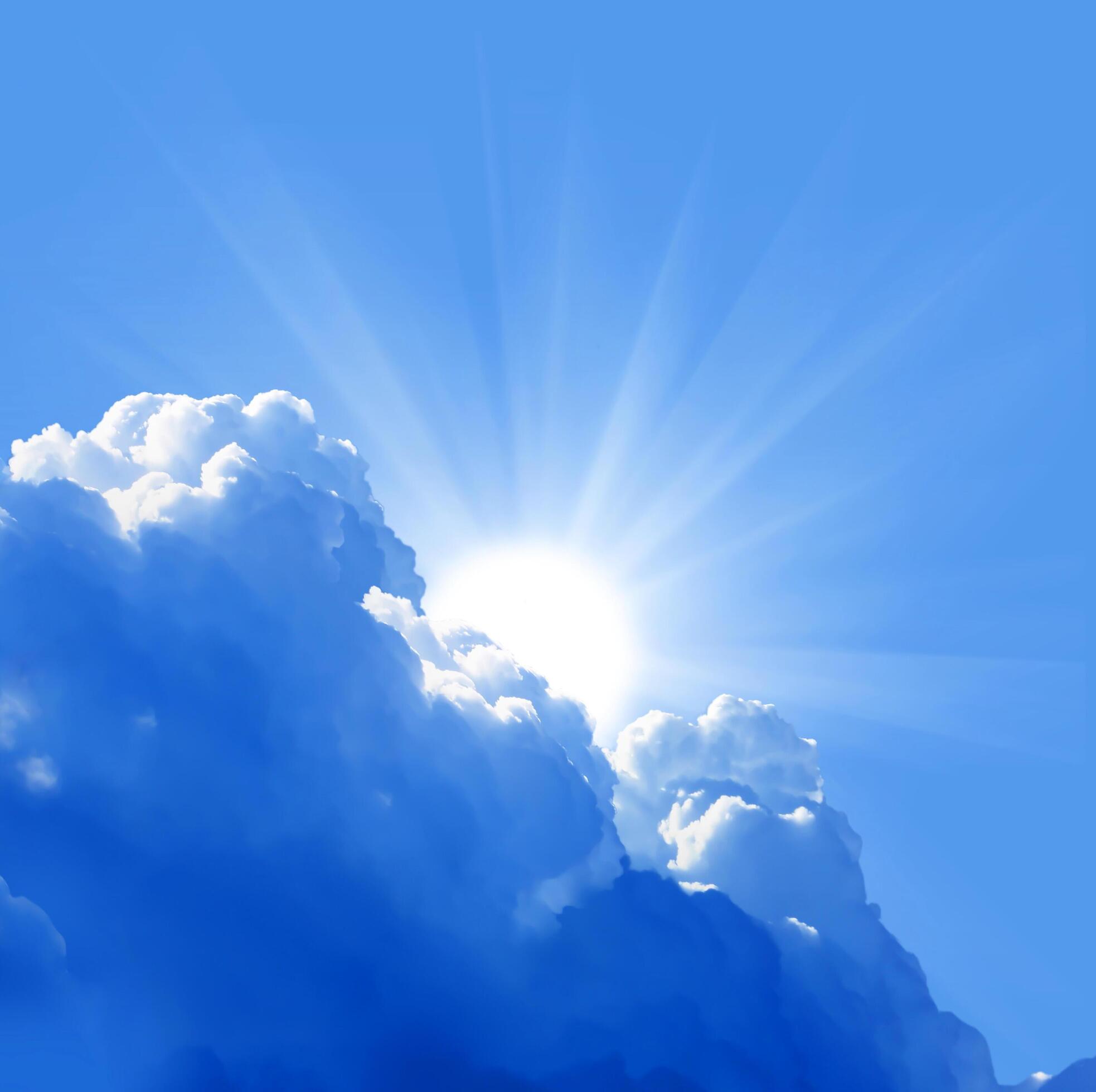 sky sun cloud heaven background, Stock image