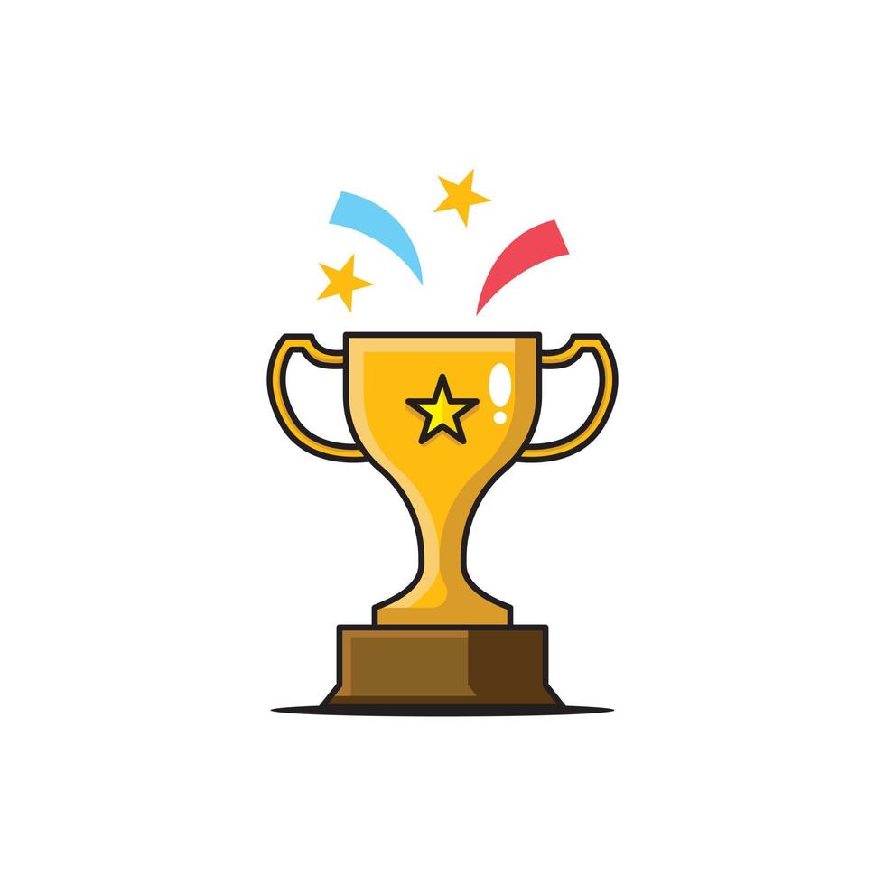 Tournament championship logo vector. Trophy logo 13168359 Vector Art at Vecteezy