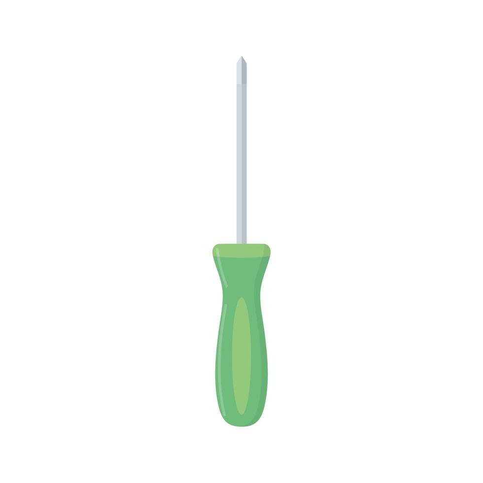 Screwdriver metal tool vector