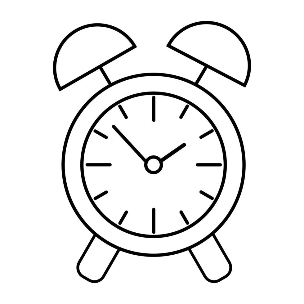 Alarm clock icon. 4669390 Vector Art at Vecteezy