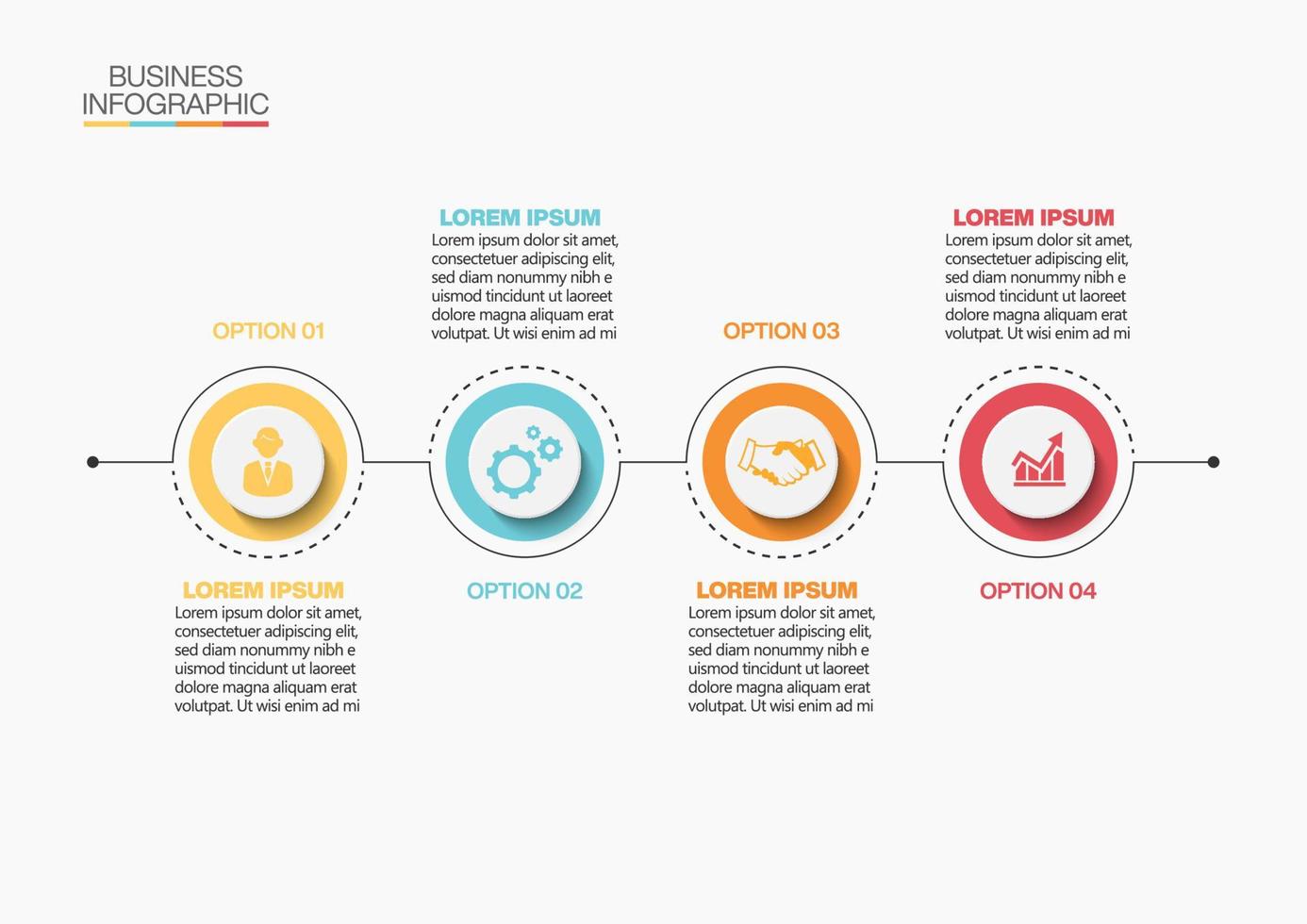 Business data visualization. timeline infographic icons designed for abstract background template milestone element modern diagram process technology digital marketing data presentation chart Vector