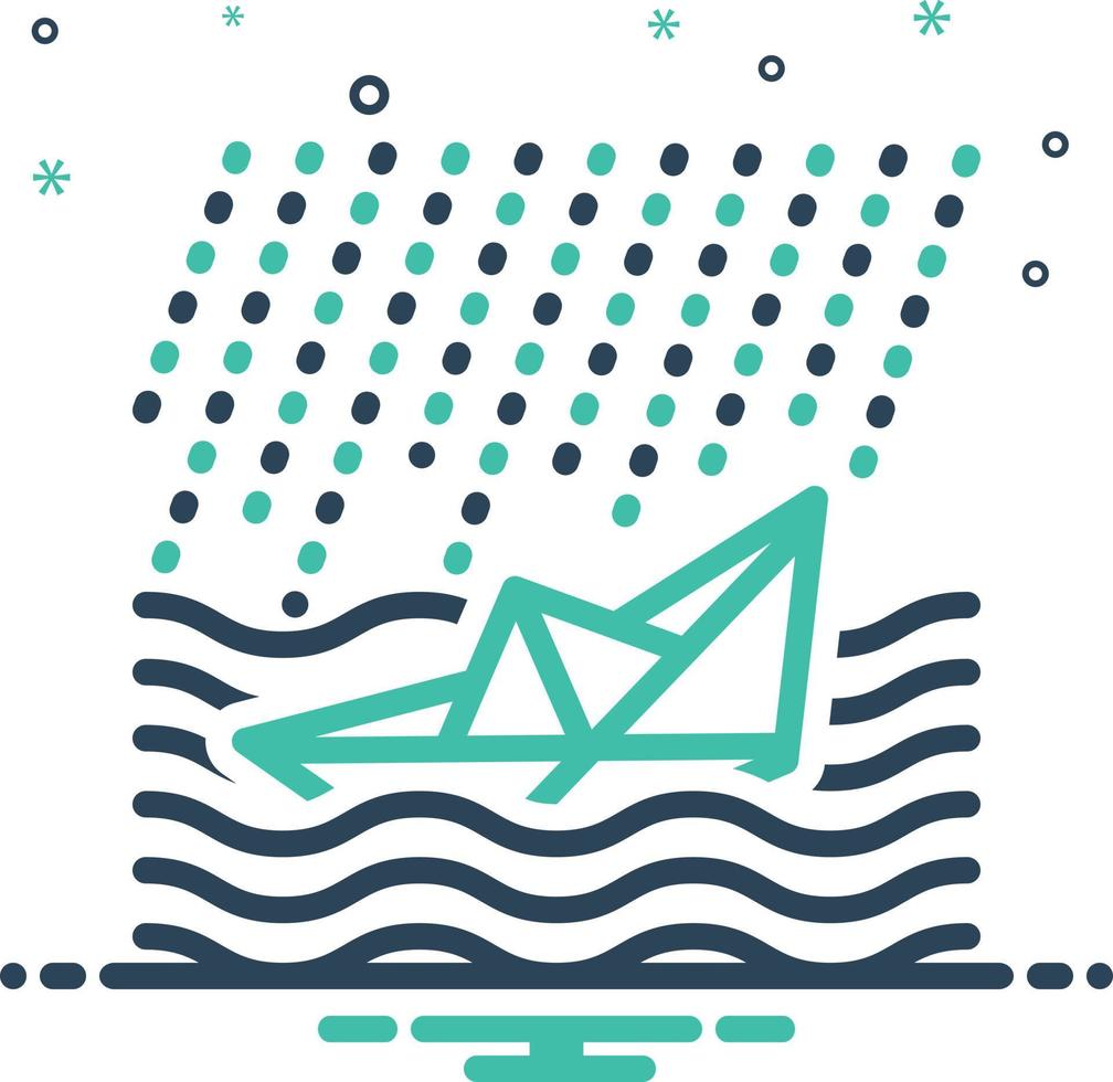 Mix icon for inefficiencies vector
